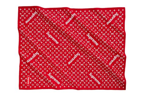 supreme louis vuitton blanket replica|Louis Vuitton monogram blanket red.